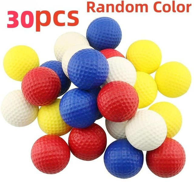 Bunter PU-Schaum Golfball, Übungsschwammball, Bunt / Mehrfarbig - Bild 1