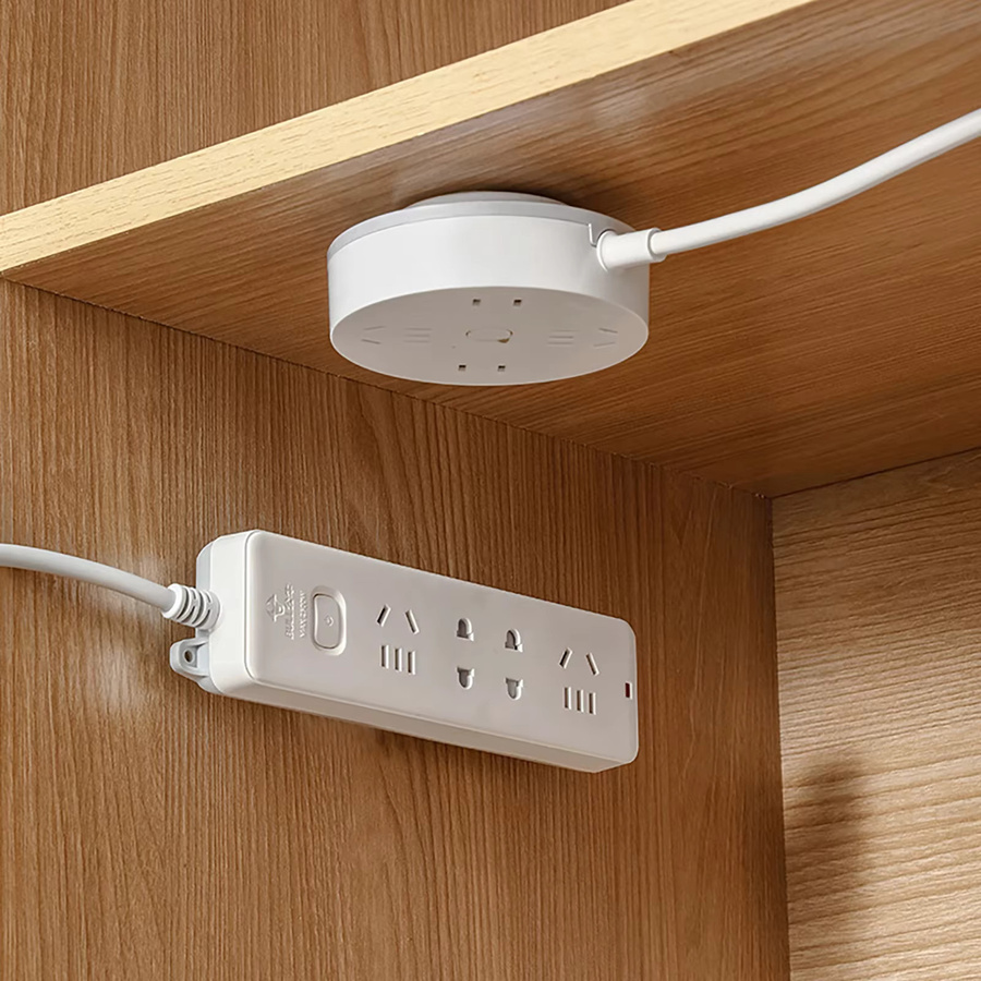 APWIKOGER Kabel-Organizer selbstklebend in Weiß zur Wandmontage für Fernbedienungen und Steckdosen - Bild 3
