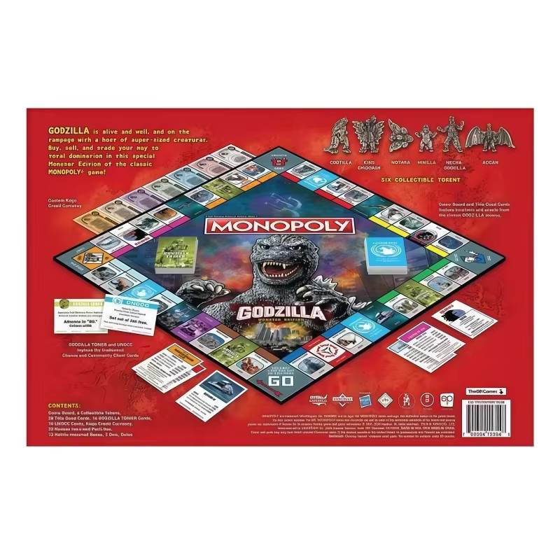 Hasbro Monopoly Godzilla Monster Edition, Brettspiel, 2-6 Spieler - Bild 2
