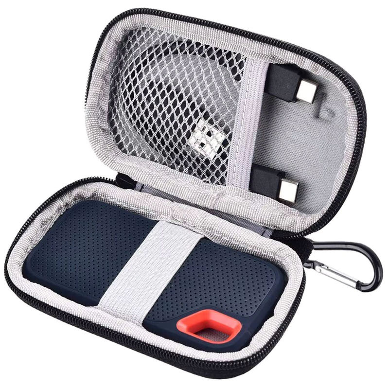 Schutzhülle in Schwarz kompatibel für SanDisk PRO Extreme Portable SSD 500 GB, 1 TB und 2 TB externe Solid-State-Festplatten - Bild 7