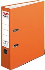 Herlitz maX.file protect Ordner DIN A4, Rückenbreite: 8 cm, orange, 20 Stück - Bild 1