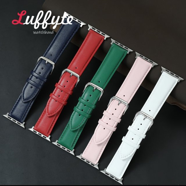 luffyte Uhrenarmband PU Leder, Schwarz, Unisex - Bild 1