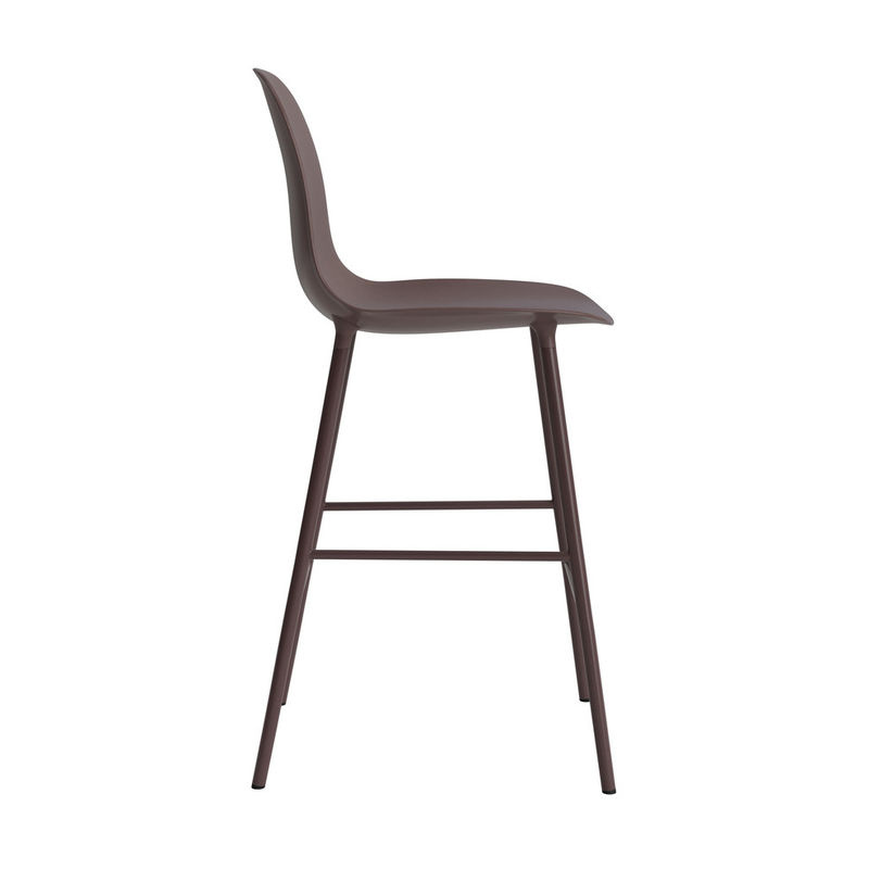 Normann Copenhagen Form Barstuhl aus Stahl in Braun matt - Bild 3