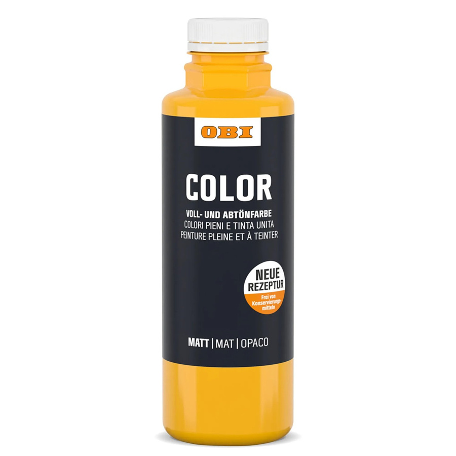 OBI Color Voll- und Abtönfarbe Gold-Gelb, 500 ml - Bild 2
