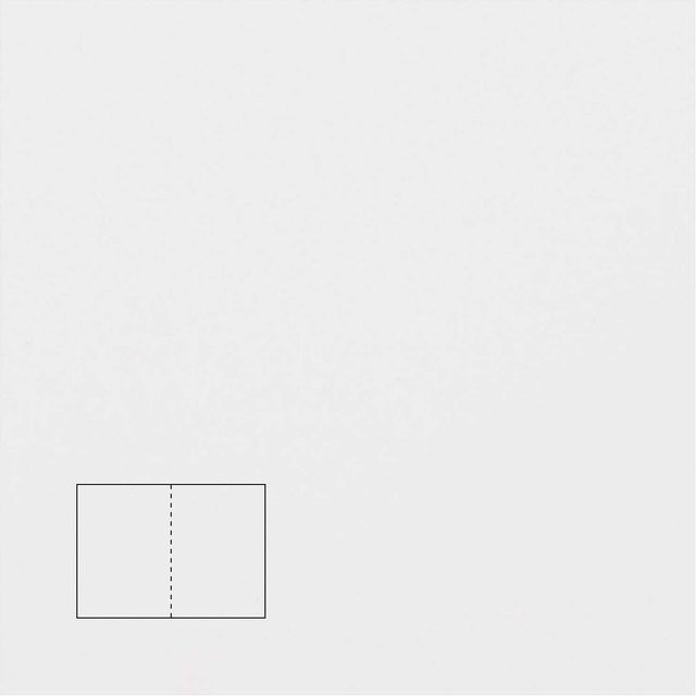 Rico Design Paper Poetry Klappkarten Essentials A6, 5 Stück, Transparent, Hochweiß - Bild 1