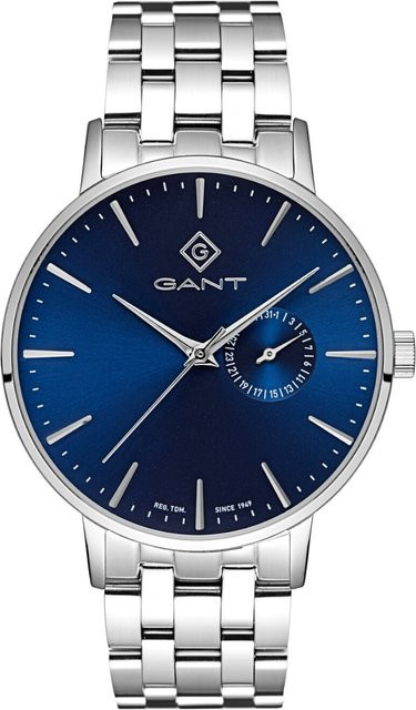 Gant Herrenuhr Park Hill III, Quarz, Edelstahl, Blau, 42 mm, 5 ATM - Bild 1