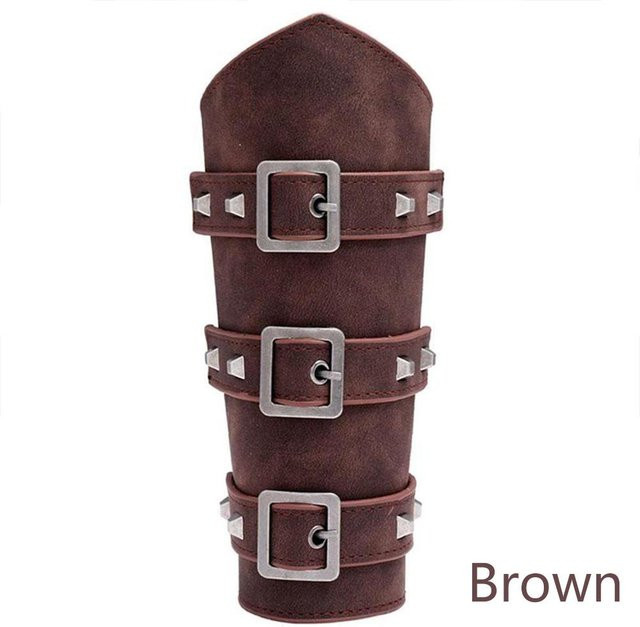 YIRAN Armband, Leder, Schwarz, Herren, Punk - Bild 1