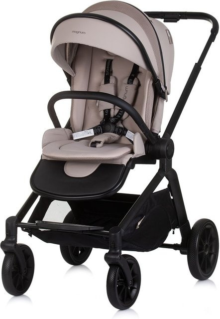 Chipolino Kombikinderwagen Magnum 3 in 1 mit Babywanne, Sportsitz und i-Size Babyschale in Beige - Bild 1