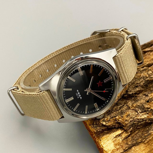 HEIMDALLR Handaufzugsuhr, Edelstahl, 36 mm, Herren - Bild 1