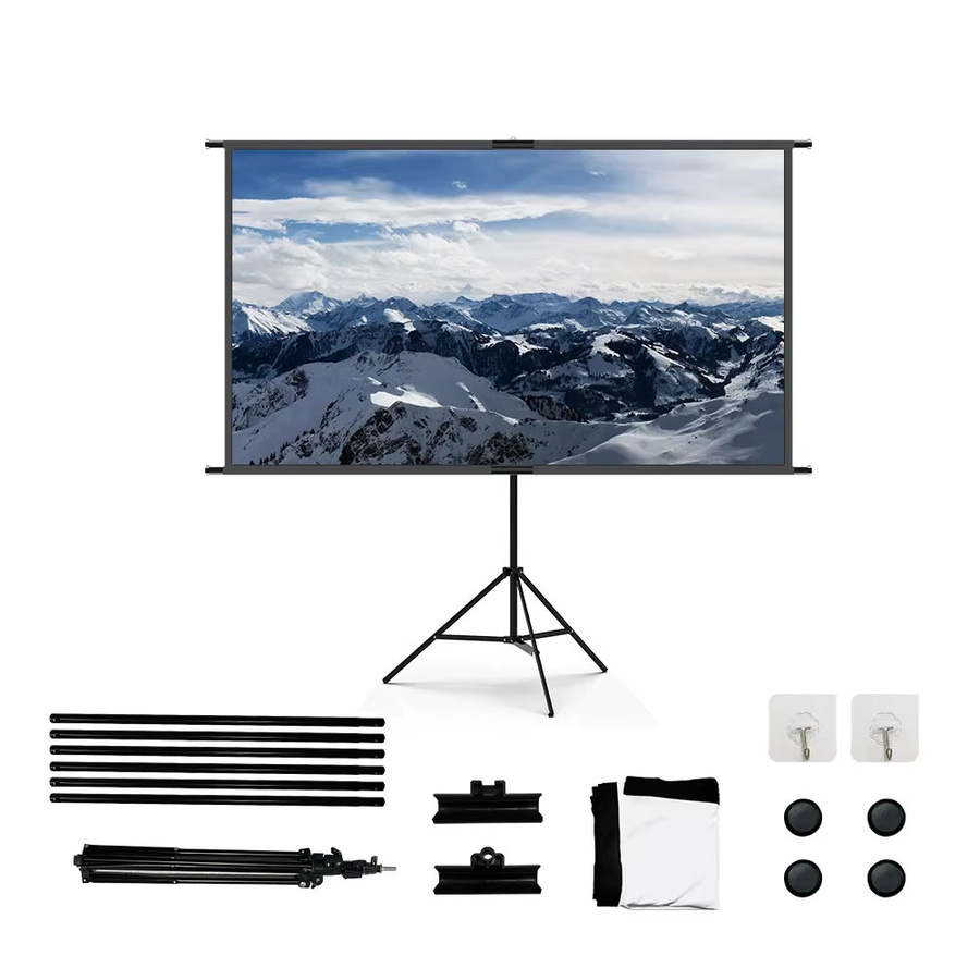 LEJIADA Tragbarer Standbildschirm 84,3 cm mit hochauflösender Außenprojektion - Bild 3