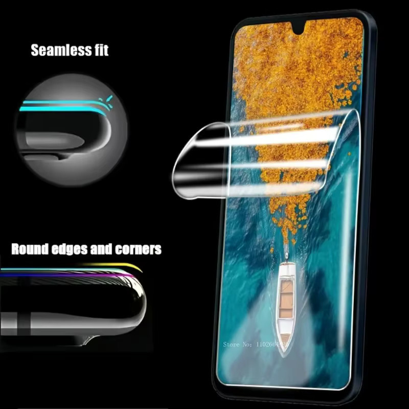 4 Stück hochauflösende Hydrogel-Displayschutzfolien für Samsung Galaxy A56, glänzende TPU-Folie, transparent - Bild 4