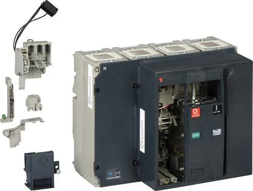 Schneider Electric 33284 Leistungsschalter MCB, grau, B x H x T: 28,0 x 32,7 x 14,7 cm, Schaltspannung max. 690 V/AC - Bild 1