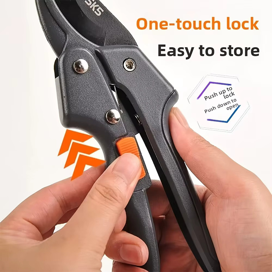 Newshark TOOL Gartenschere aus Edelstahl in Schwarz - Bild 5