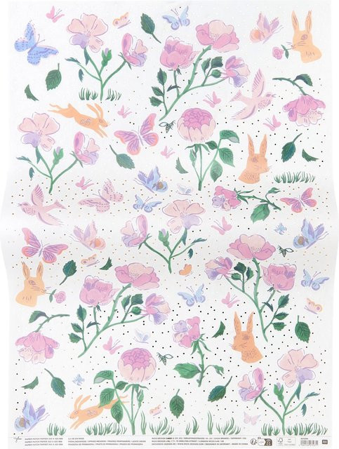 Rico Design Paper Patch Papier Frühlingswiese in Multicolour - Bild 1