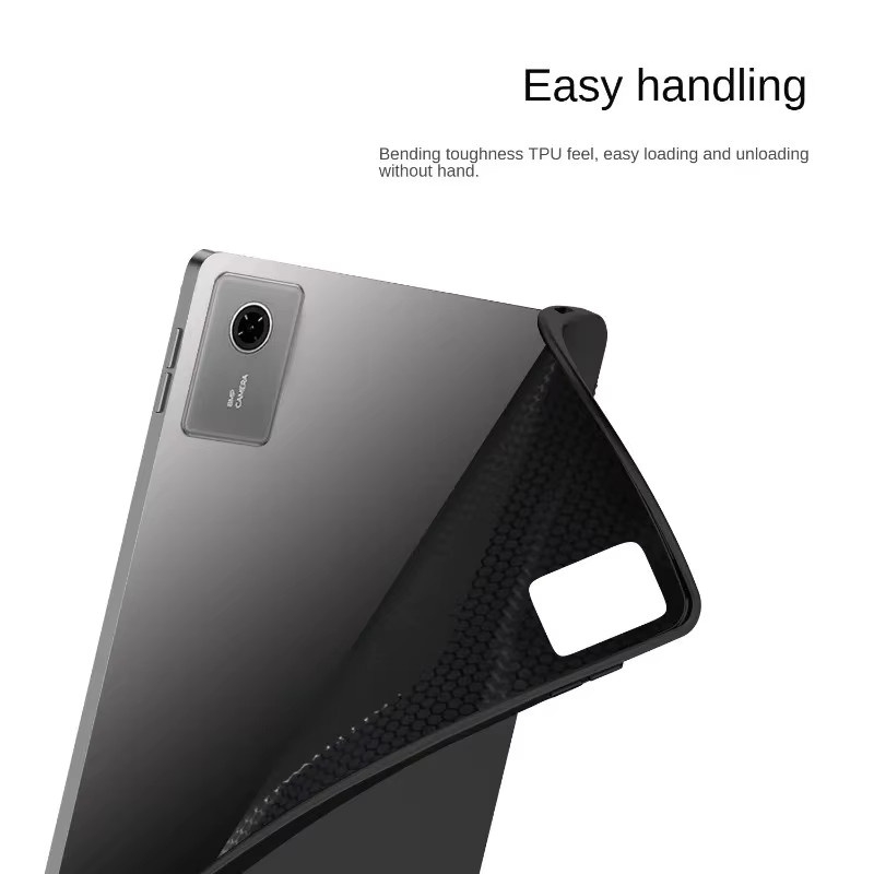 TPU Silikon Soft Cover für Lenovo Idea Tab Plus 12,1 Zoll 2025 TB365FC in Schwarz - Bild 4