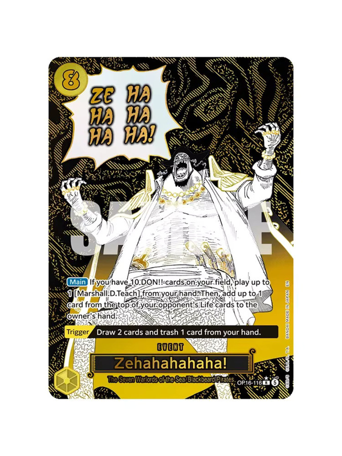Bandai One Piece Marshall·D·Teach OP16-116 Sammelkarten, Piraten - Bild 4
