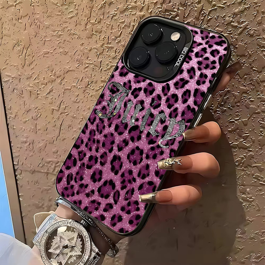 J-JuicysS Couture Handyhülle mit matter Rückseite für iPhone 17 16 15 14 13 12 11 Pro Max Plus und weitere Modelle, Anti-Fall Schutz - Bild 2