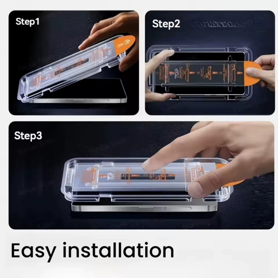 2 Stück Gehärtetes Glas Displayschutzfolie für Honor 400 Pro, Honor 400 Lite und Honor 400 Smart, Transparent, Einfach-Montage - Bild 4