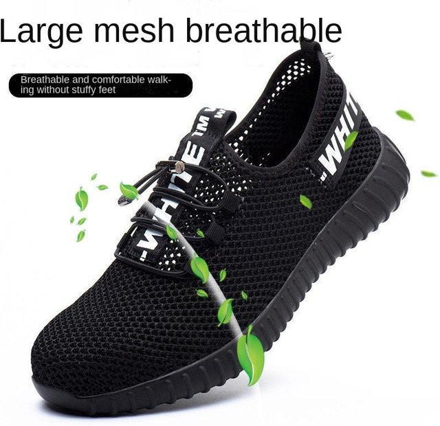 Shoekeeper Sommer Arbeitsschuhe mit Stahlkappe in Schwarz, Größe 38 - Bild 1