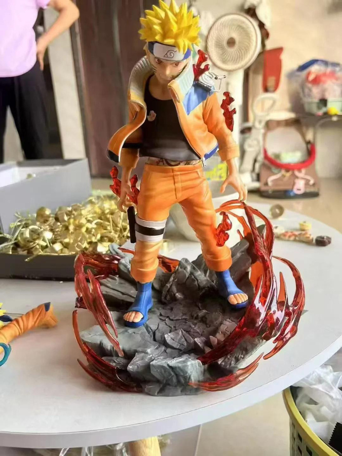 Yiran toy 1 Naruto Uzumaki Actionfiguren PVC Puppe Statue 2-teiliges Set - Bild 2