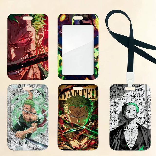 ONE PIECE Lanyard Ausweishalter, Kartenhalter, Anime Roronoa Zoro - Bild 1