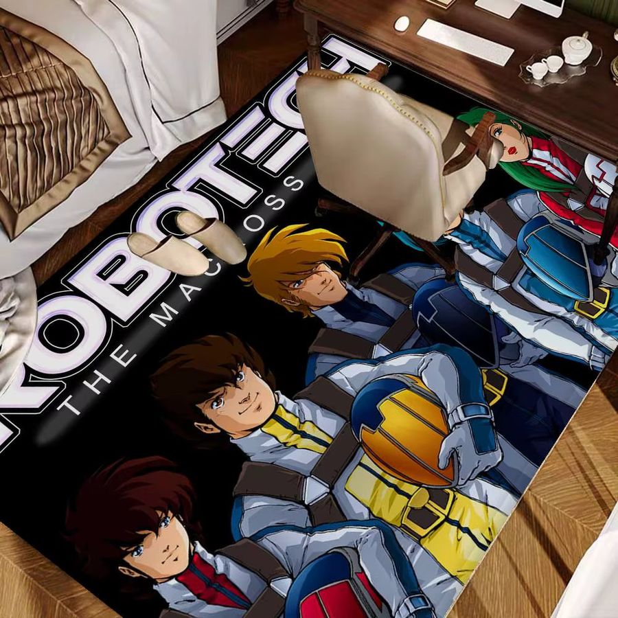 Potdemiel Cartoon R-Robotech Bodenmatte, rutschfeste Dekomatte in Multicolor für Wohnzimmer, Wäscheküche oder Kinderzimmer - Bild 5