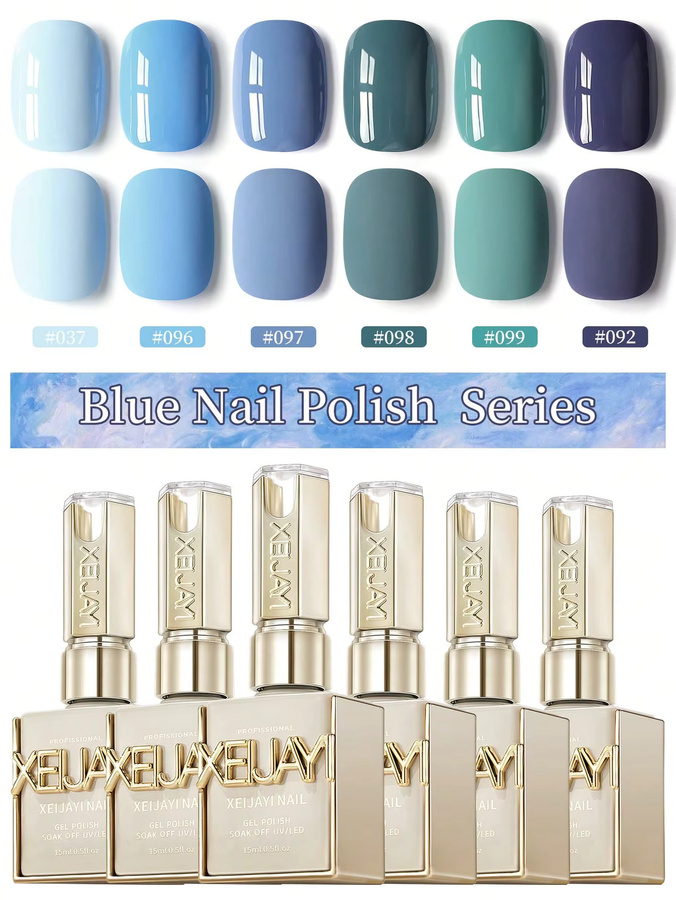 XEIJAYI M99 Gel-Nagellack-Set, Glänzend - Bild 2