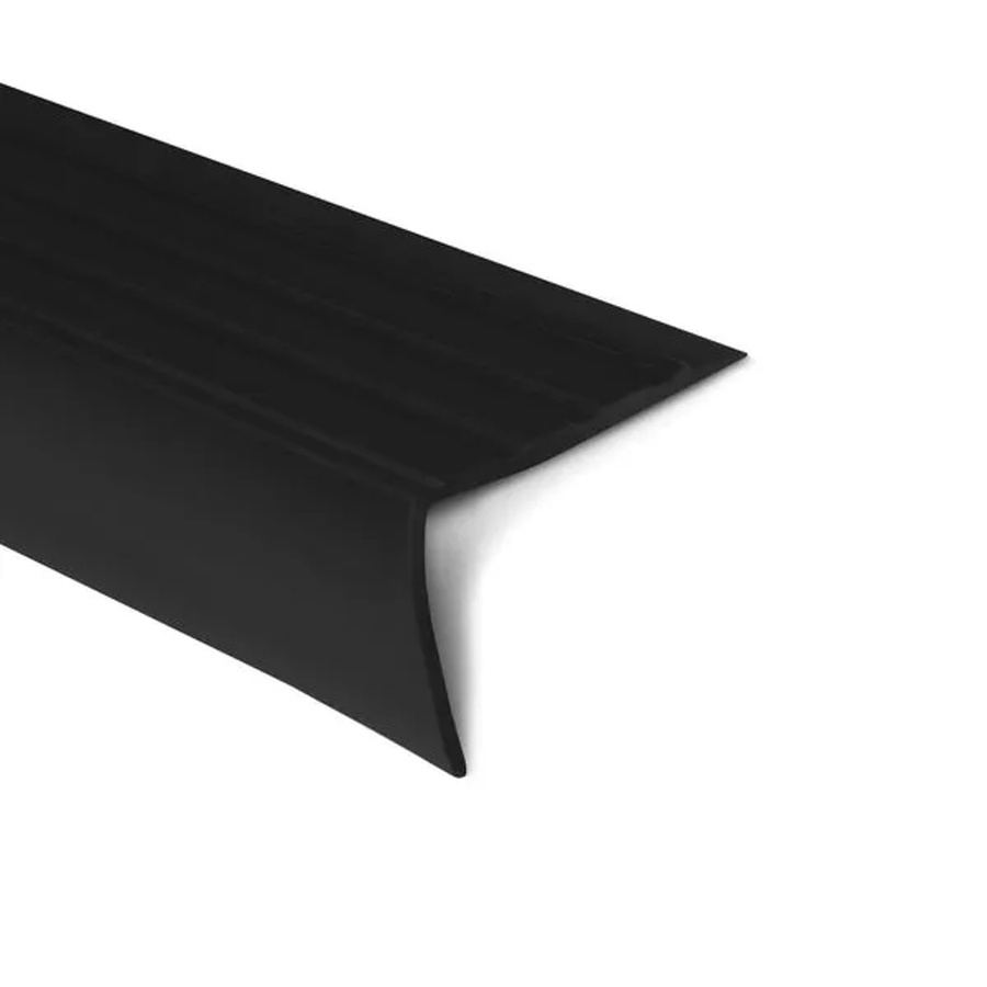 KARAT Stufenkantenprofil Toronto Treppenkantenprofil Schwarz aus PVC, B/H/L: 40 x 25 x 1200 mm - Bild 2