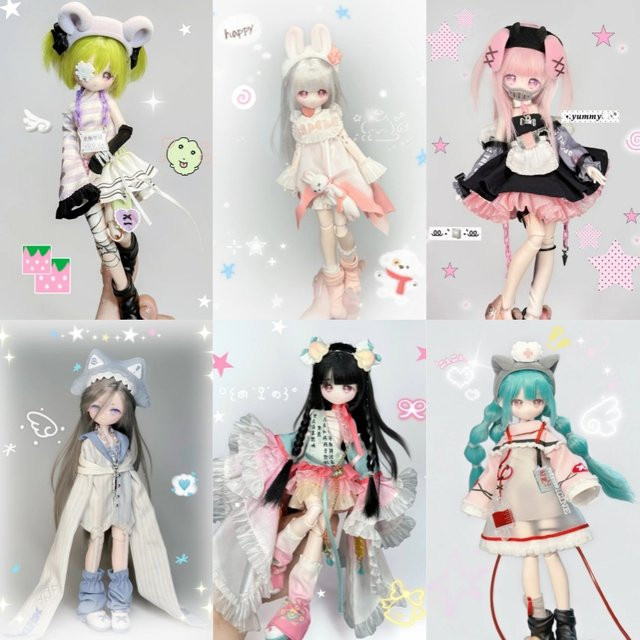 Inedible Dolls Mjd Blind Box Kwaidan Bjd Figur, Anime Action Figur, 1/8 Maßstab - Bild 1