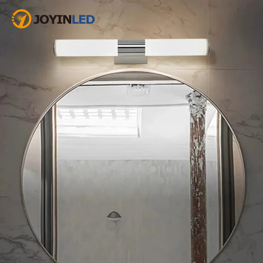 JOYINLED Moderne LED Wandleuchte für das Badezimmer, Wasserdichte Spiegelleuchte in Weiß mit Warmweißem Licht - Bild 2