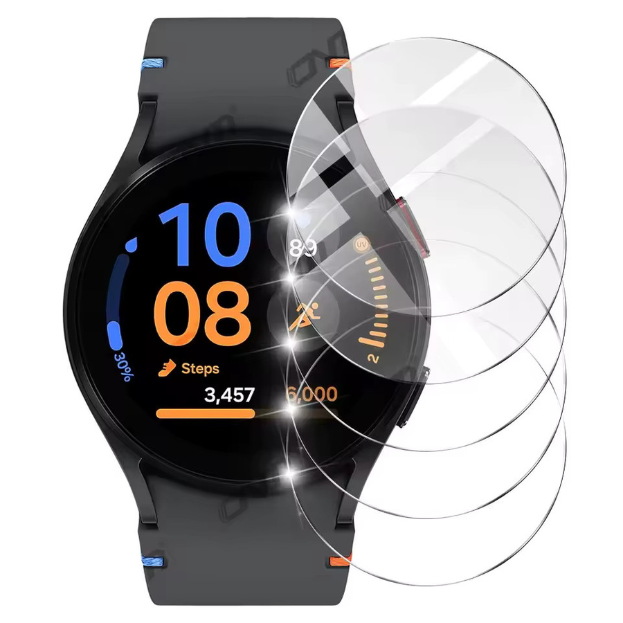 Samsung Displayschutzfolie Glas, 5 Stück, Galaxy Watch4 Watch5 Watch6 - Bild 2