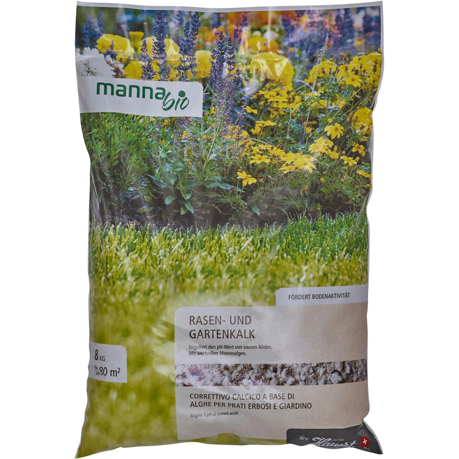 Manna Bio Garten- und Rasenkalk als gekörnter Magnesiumkalk, 8 kg - Bild 2
