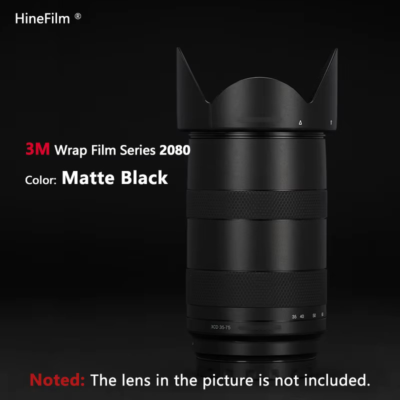 Hasselblad XCD35-75mm Objektivschutzfolie als Aufkleber in Schwarz oder Silber - Bild 2