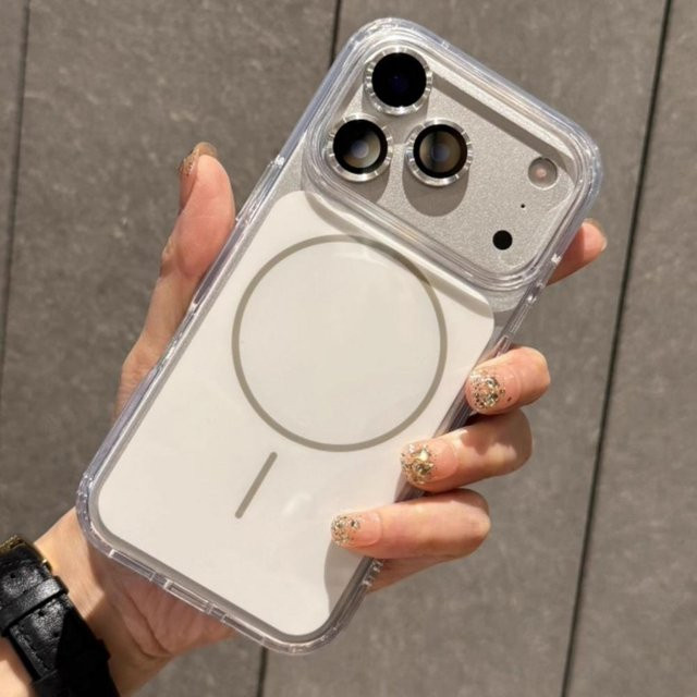 N52 Magnetische Handyhülle für Apple iPhone 17 Pro Max, Stoßfest und Transparent, Unterstützt Kabelloses Laden - Bild 1