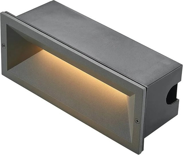 Lucande LED Außenwandleuchte Jaano Modern Schwarz aus Aluminium - Bild 1