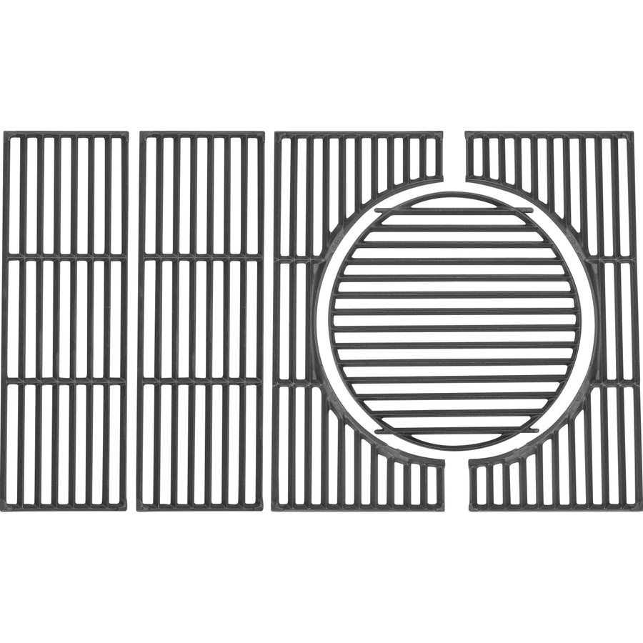 Modulares Gusseisenrost in Schwarz für Jamestown Gasgrill Knox II 4-Brenner - Bild 2