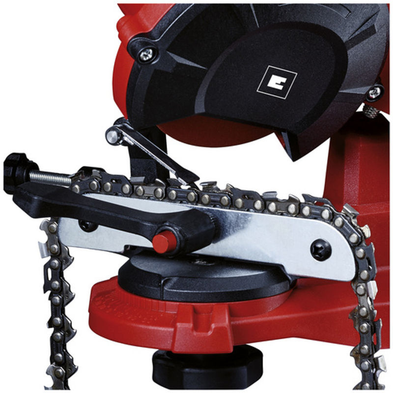 Einhell Akku-Sägekettenschärfgerät GE-CS 18 Li Solo Power X-Change in Rot - Bild 3