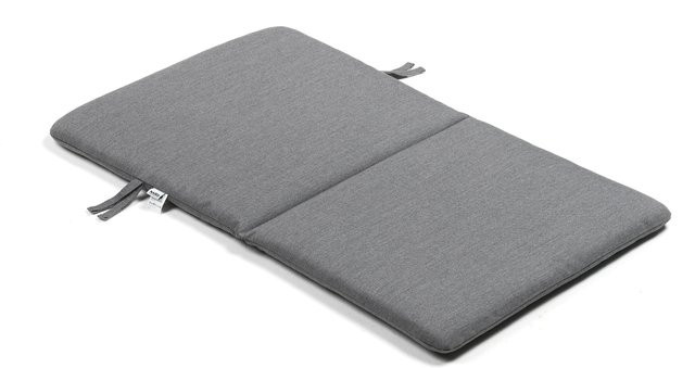 Nardi Sitzauflage für Doga Sessel Relax in Grau und Schwarz, wasserabweisender Outdoor-Stoff aus Polyester - Bild 1