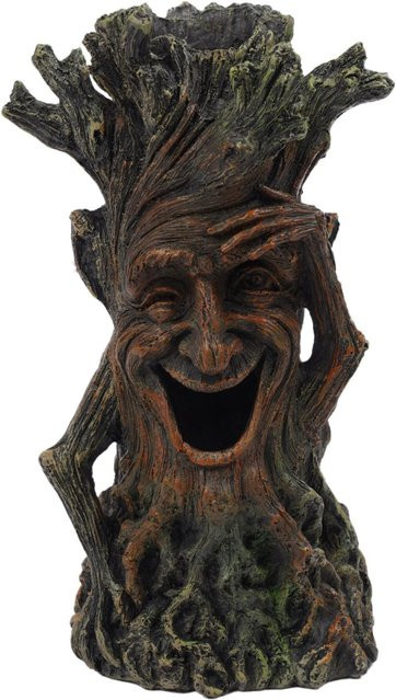 Relaxdays Aquariumdekoration Baum aus Polyresin in Braun und Grün, Höhe: 23 cm, Breite: 12 cm, Tiefe: 11 cm - Bild 1