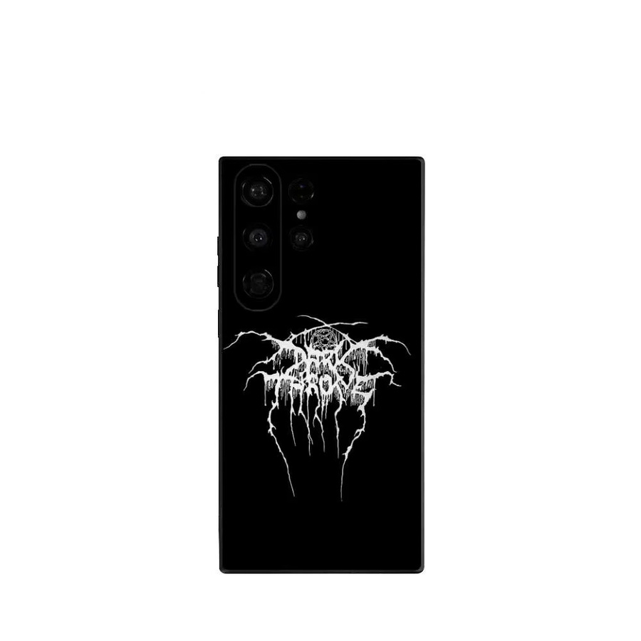 D-DARKTHRONES Band Handyhülle für Samsung Galaxy S25 S24 S23 S22 S21 S20 Plus 5G Ultra Frosted Non-Slip Soft Cover in Schwarz - Bild 4