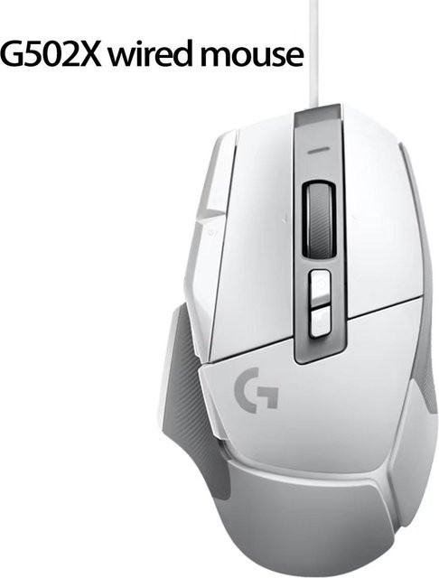 Logitech G502 X PLUS Lightspeed Gaming-Maus mit RGB-Beleuchtung und Hero 25K Sensor in Weiß - Bild 1