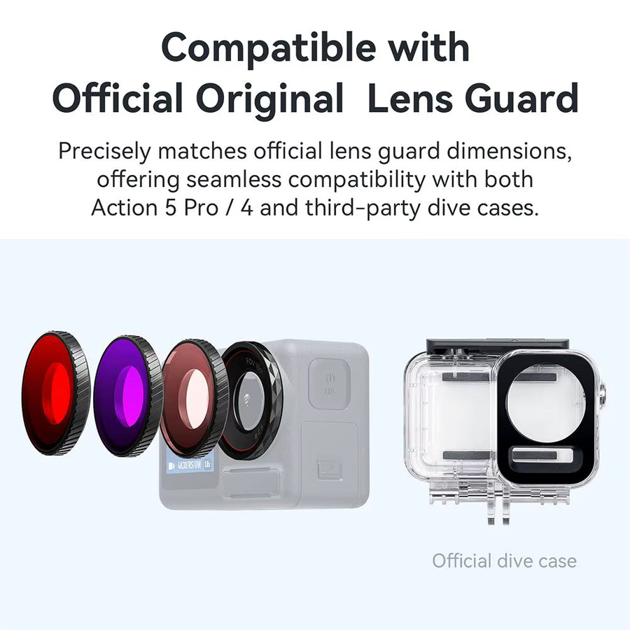 DJI Wasserdichter Schutzfilter für Osmo Action 5 Pro und Osmo Action 4 Sportkamera-Zubehör - Bild 5