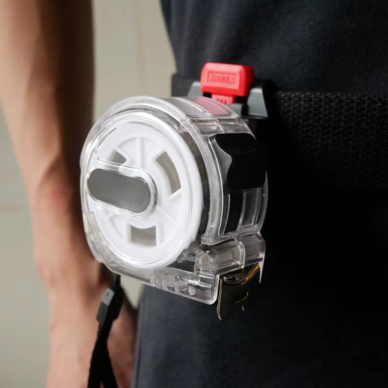 Universeller Schnellverschluss-Gürtelclip für Milwaukee und Tajima Digitalmaßbänder in Gold - Bild 2