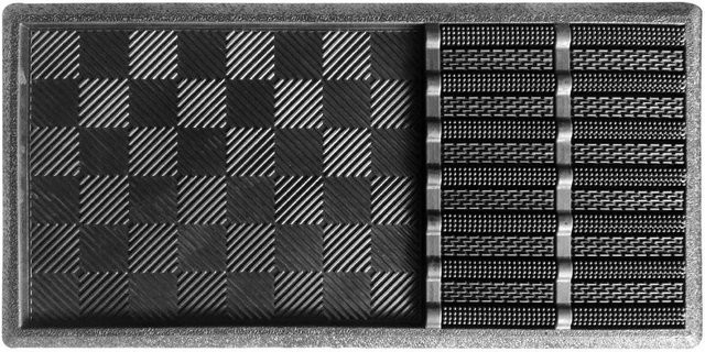 Lex Kombi Schmutzfangmatte in Schwarz, wetterfest und rutschfest, B/T: 80 x 40 cm - Bild 1