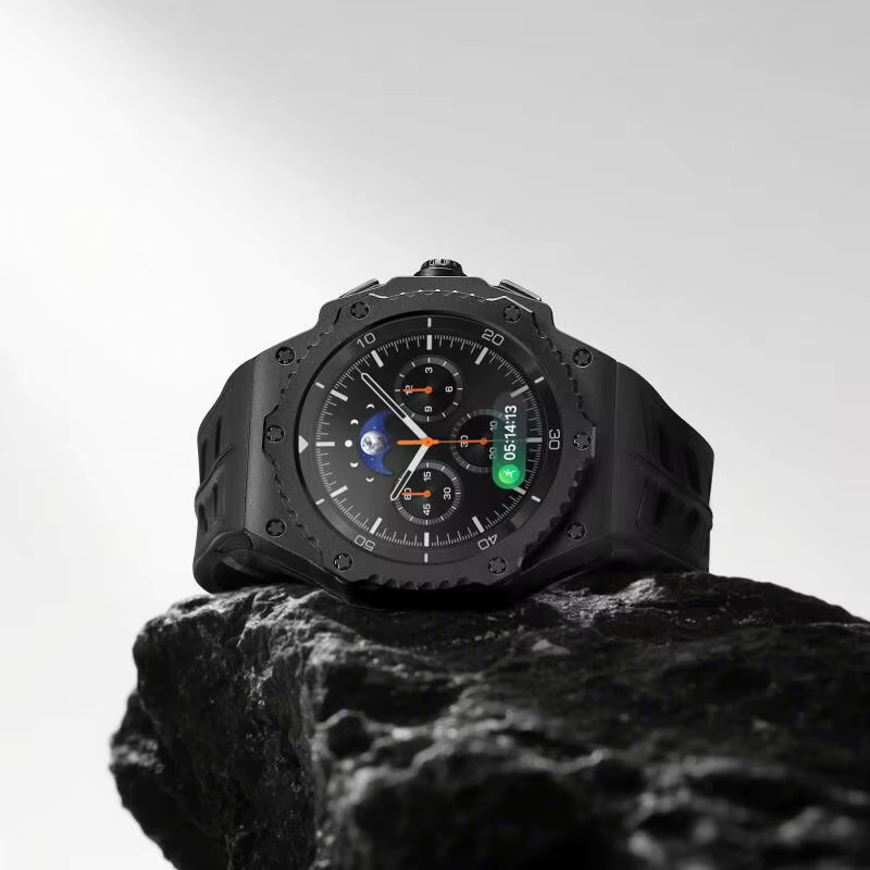 Samsung Uhrenarmband, Metallgehäuse, Kautschuk, Galaxy Watch 8 Classic 46 mm - Bild 4