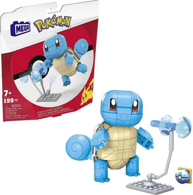 Mattel Pokémon Schiggy, Klemmbausteine-Satz, 199 Teile, ab 7 Jahren - Bild 1