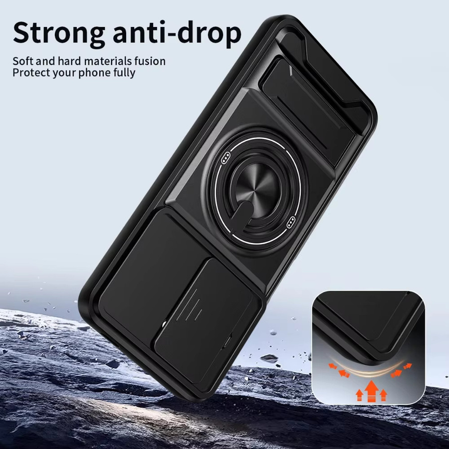 Kamera-Schutz-Schiebehülle mit Magnetverschluss für Xiaomi Poco X8 Pro Max X7 F8 Ultra F7 M8 M7 Pro Redmi Turbo 5 Max in Schwarz und Silber - Bild 3