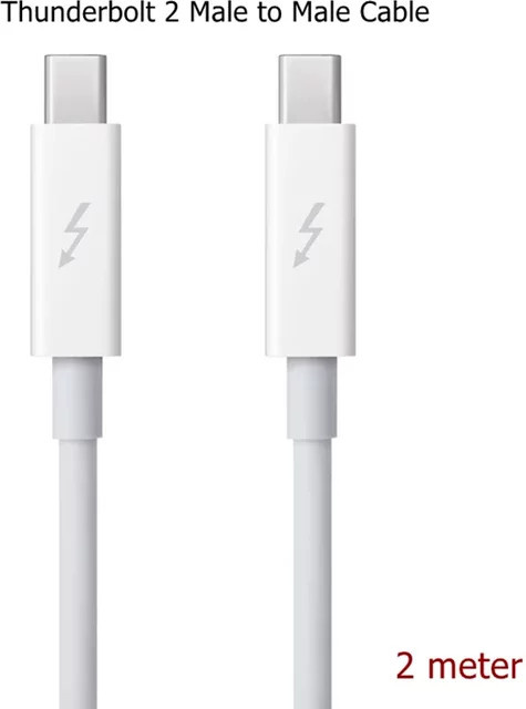 Apple Thunderbolt 2 auf RJ45 Ethernet Adapter in Weiß für Mac-Computer - Bild 1