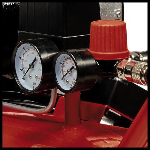 Einhell Kompressor TE-AC 50 Silent mit 190 l/min Füllleistung in Rot - Bild 4