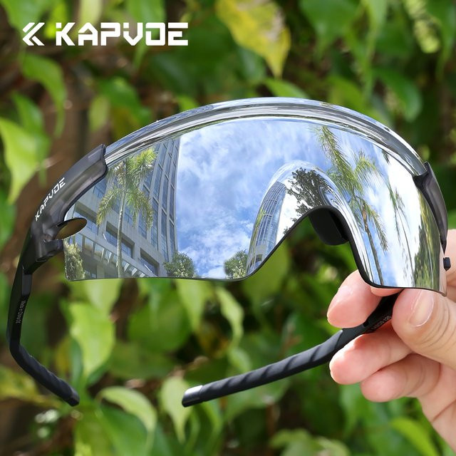 KAPVOE Sportsonnenbrille, Unisex, Vollrand, Wrap - Bild 1